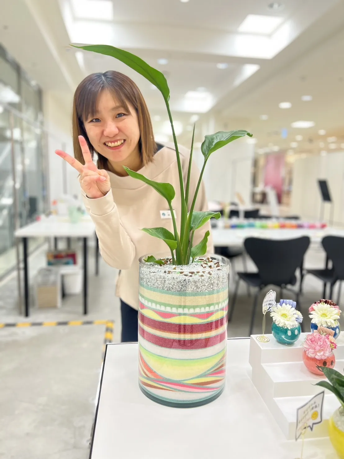 砂に触れる静かな時間