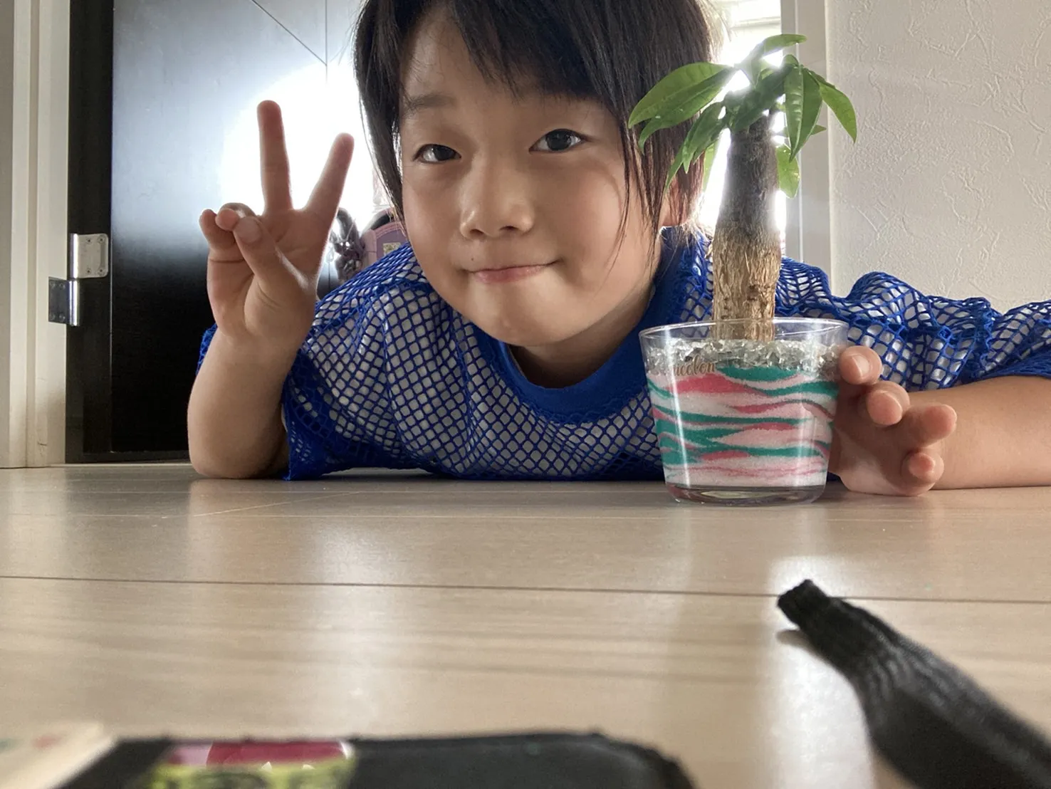 還暦祝いのサンドアート作品