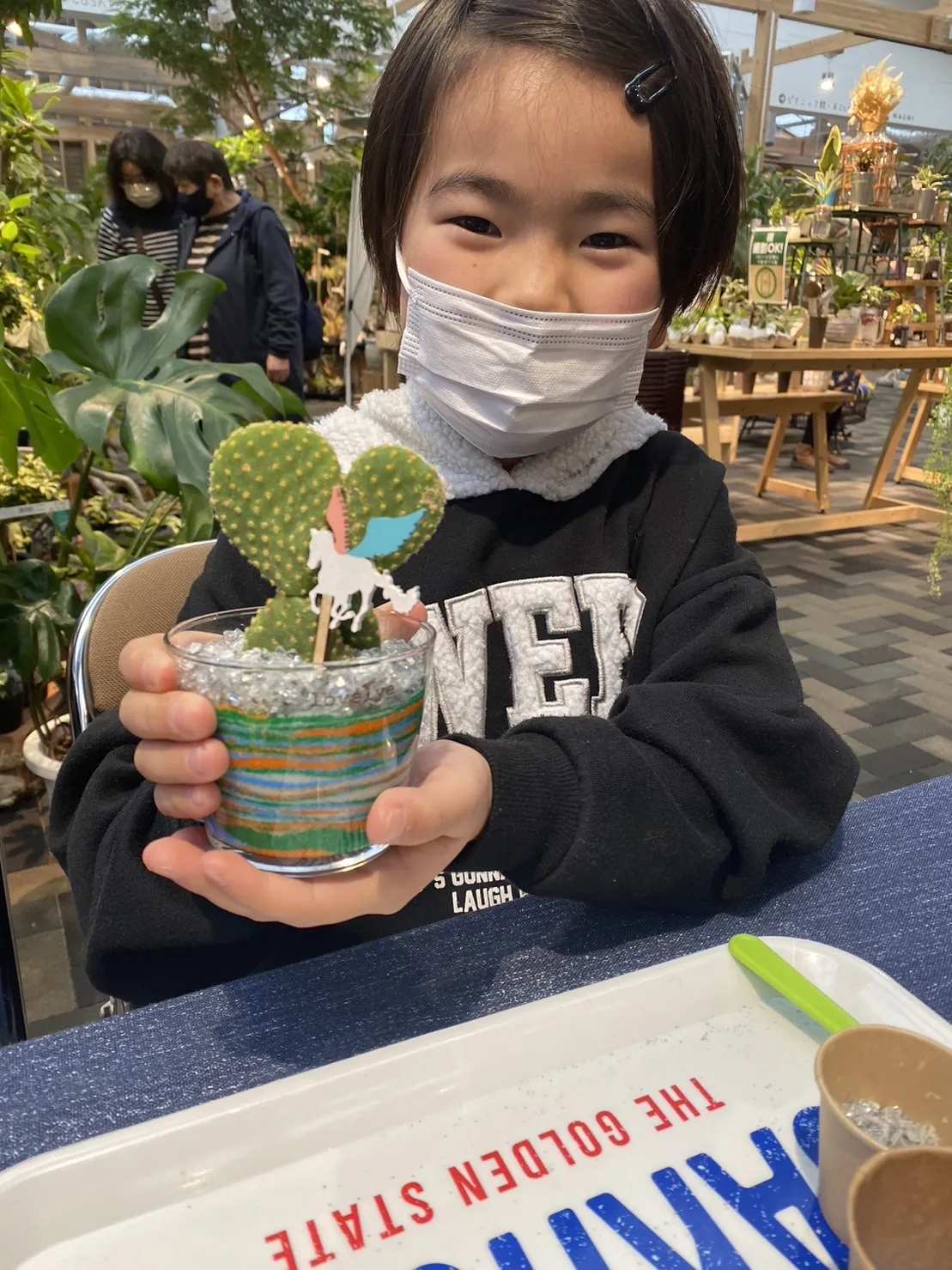 親子でサンドアート体験